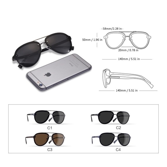 ❗️🆕❗️AOFLY Authentic Pilot Matte Sunglasses - Picture 6 of 6